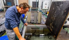 Arjan Palstra leads the Wageningen eel breeding research (photographer: Sander Boer)